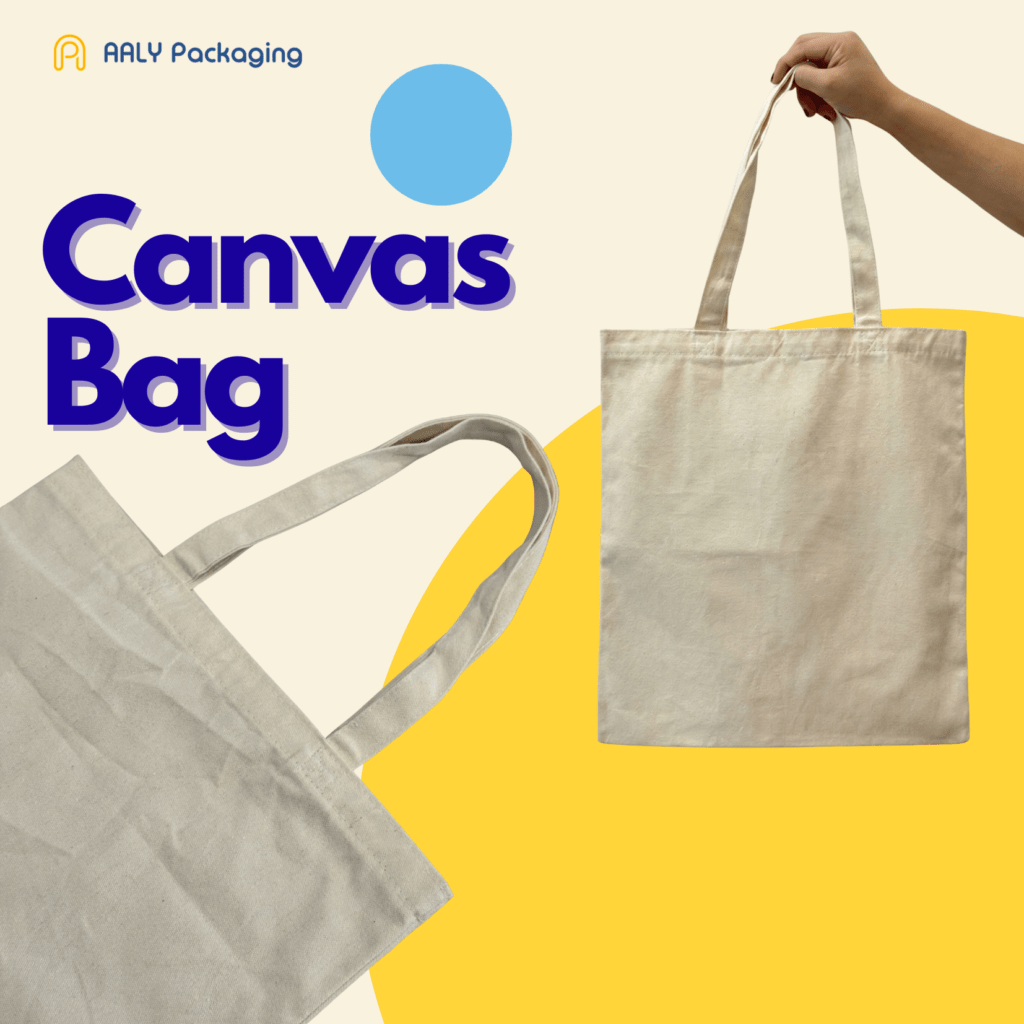 Custom canvas bag printing by AALY Packaging